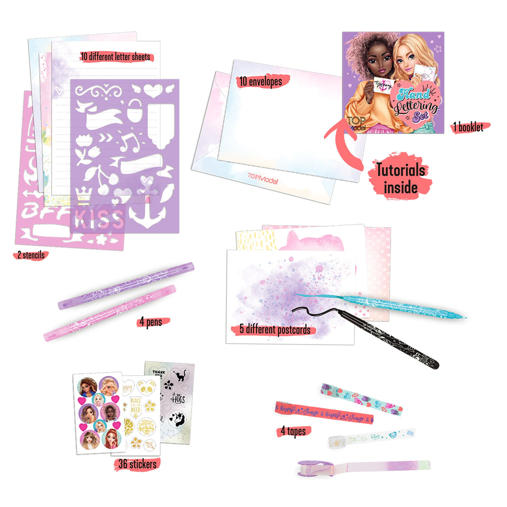 TOPModel Set de Cartas y Lettering Box