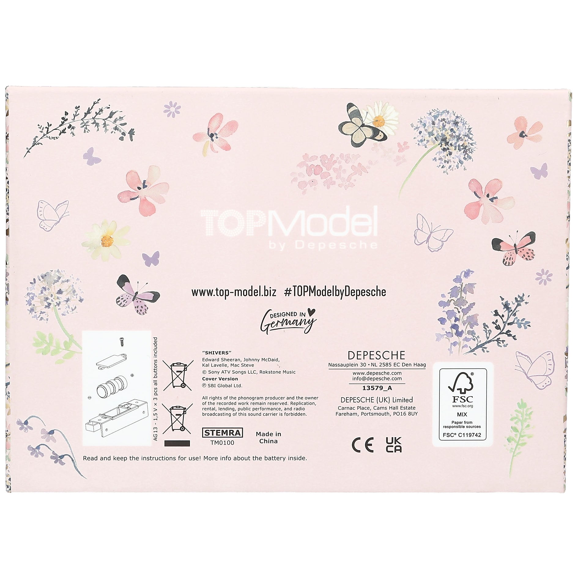 TOPModel joyero grande con código y sonido SUMMER FEELING