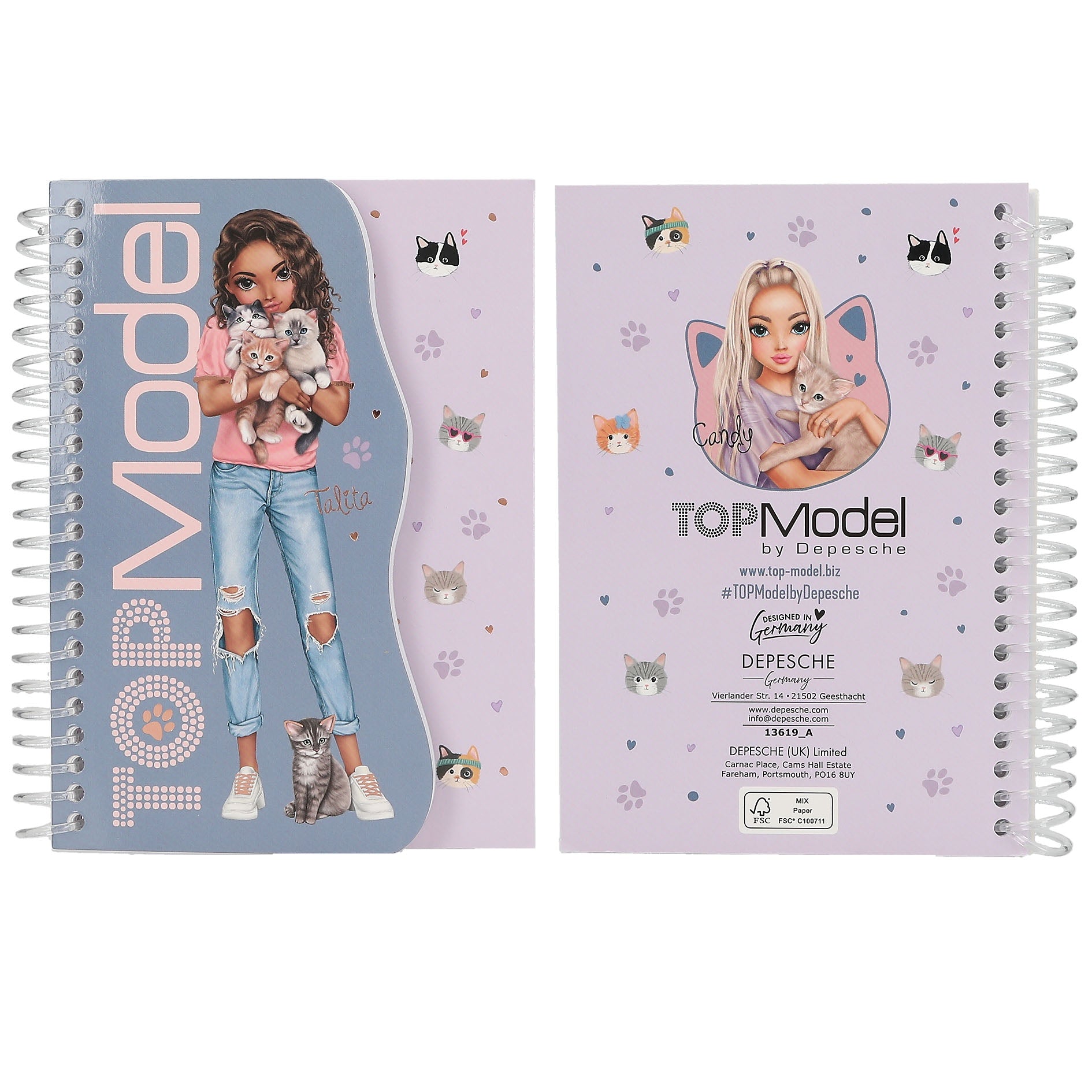 Bloc de notas con espiral TOPModel