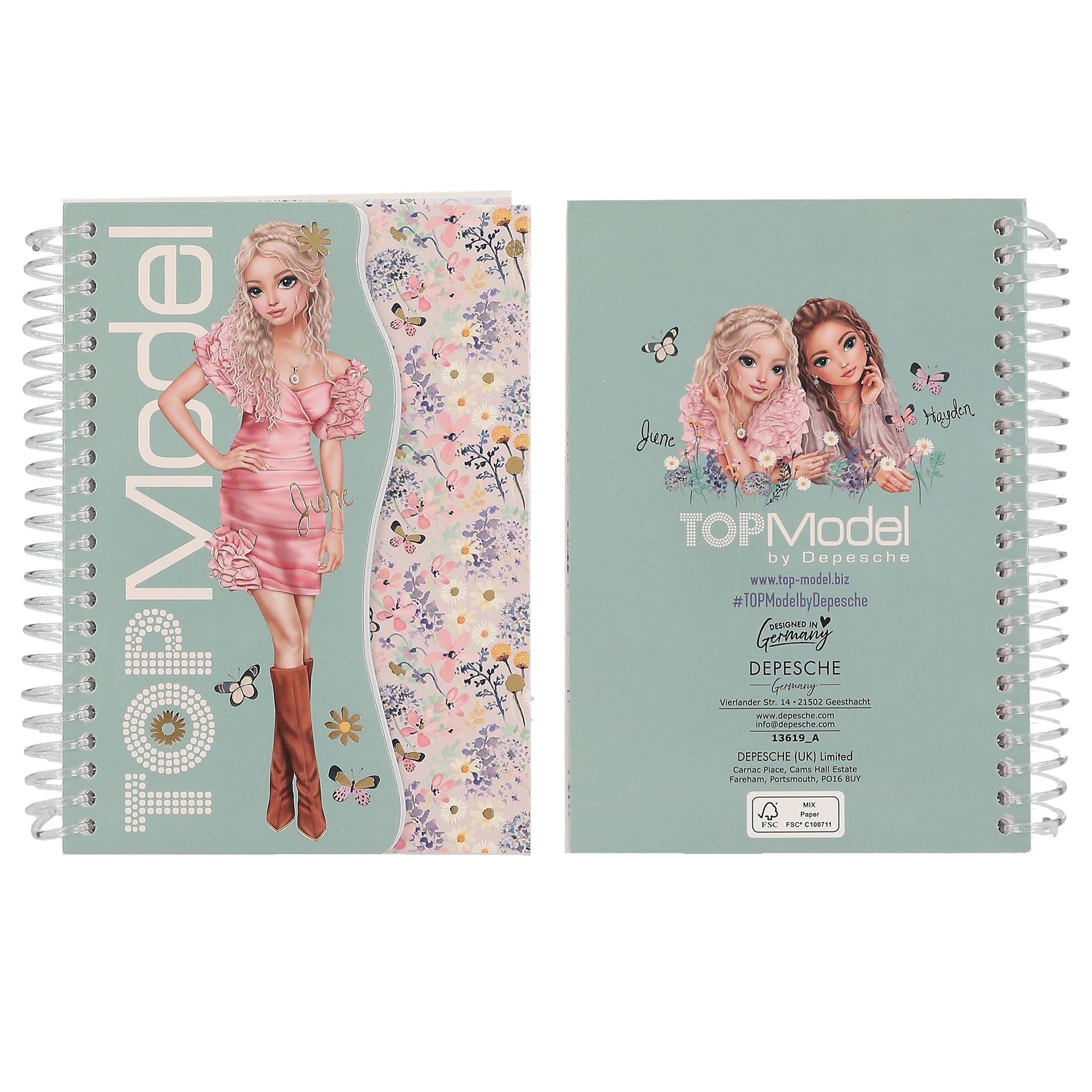 Bloc de notas con espiral TOPModel