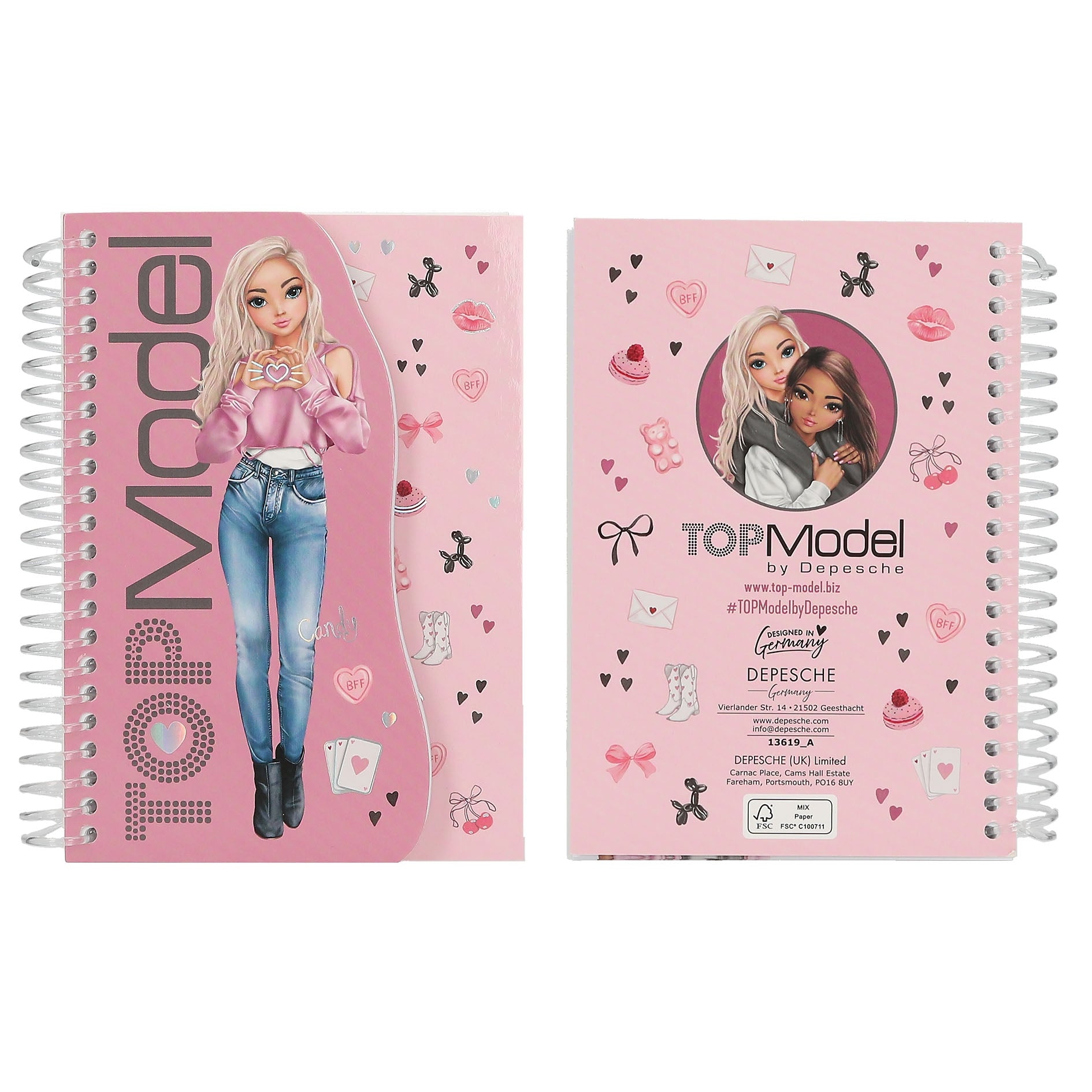 Bloc de notas con espiral TOPModel