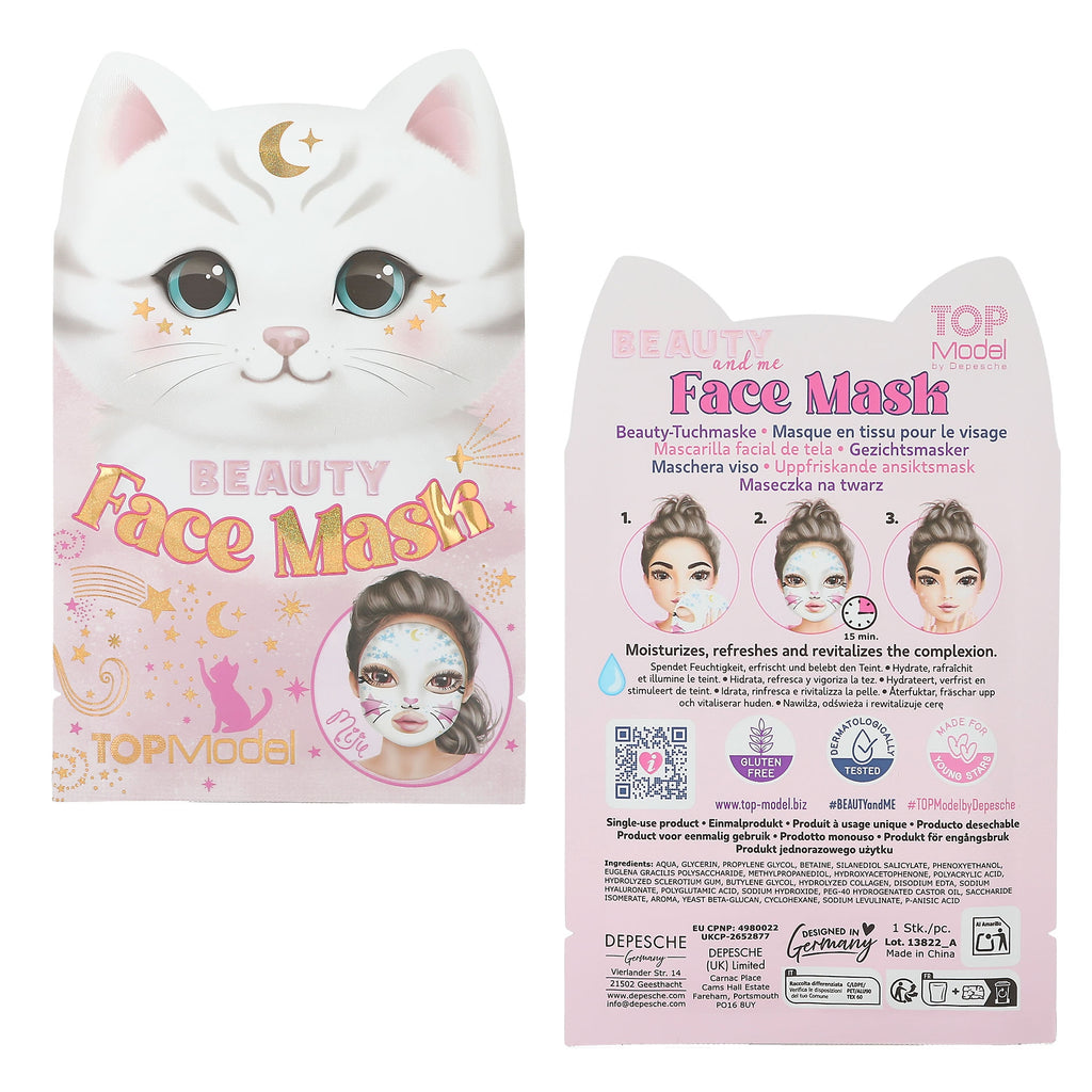 TOPModel mascarilla facial animal BEAUTY and ME