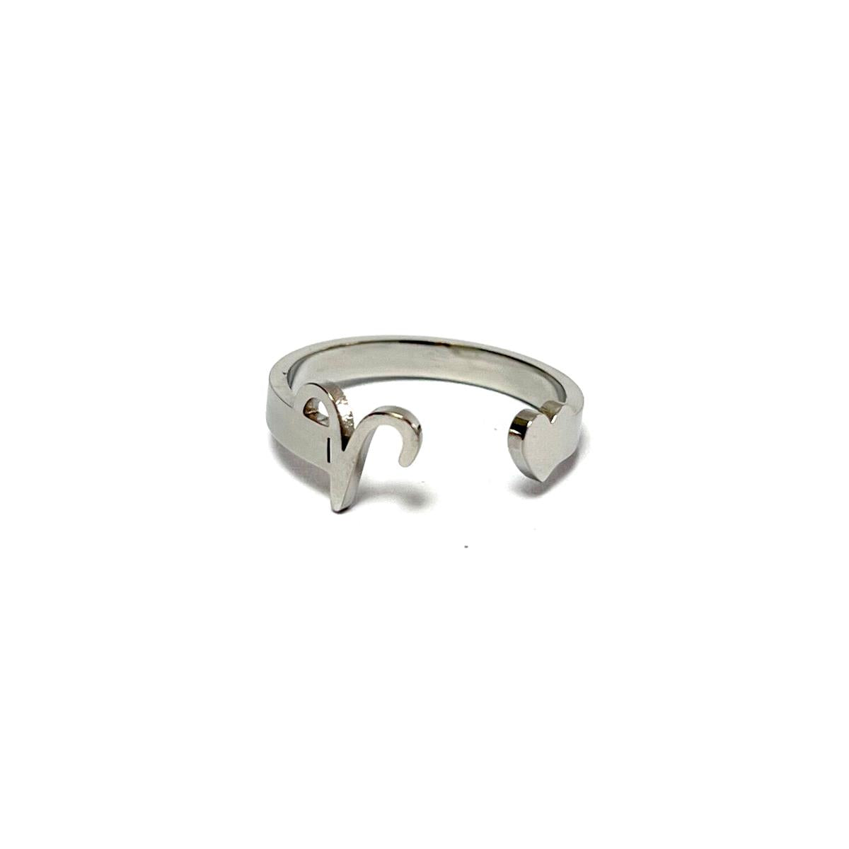 Anillo acero Horóscopo - Aries