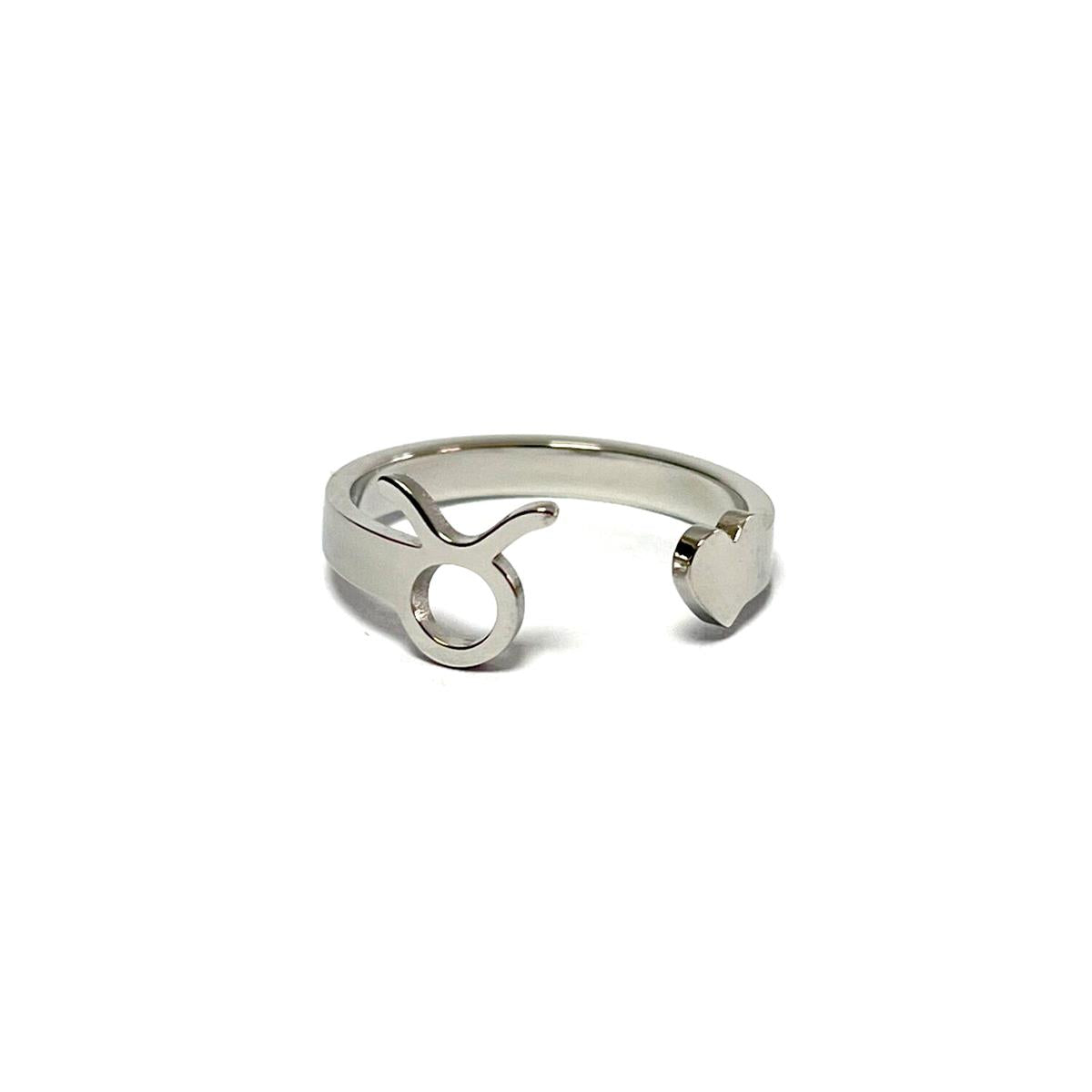 Anillo acero Horóscopo - Tauro