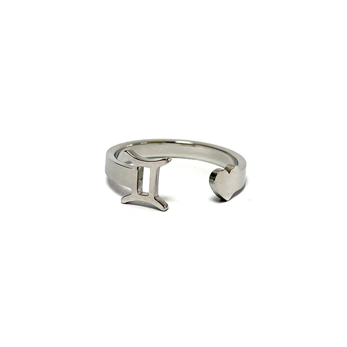 Anillo acero Horóscopo - Geminis