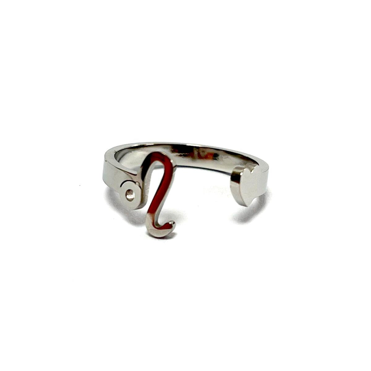 Anillo acero Horóscopo - Leo