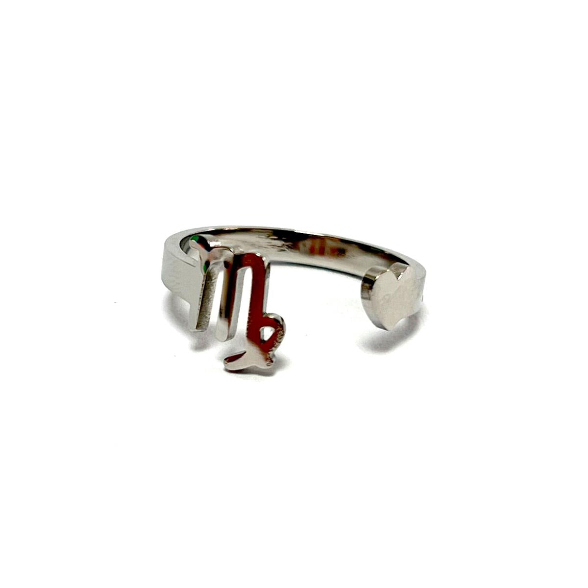 Anillo acero Horóscopo - Virgo