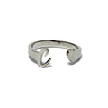 Anillo acero letra - C