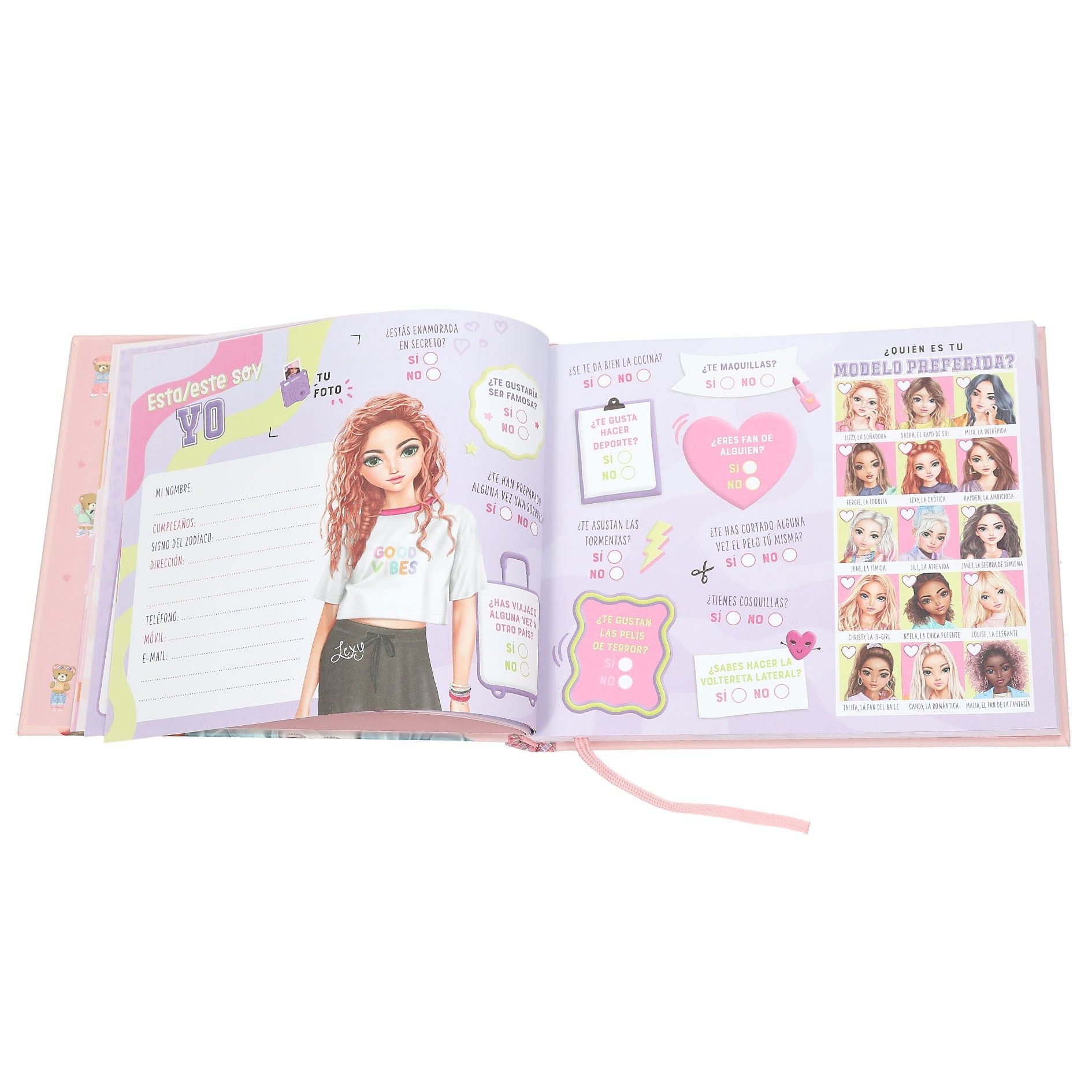 TOPModel libro de amistad TEAM TEDDY