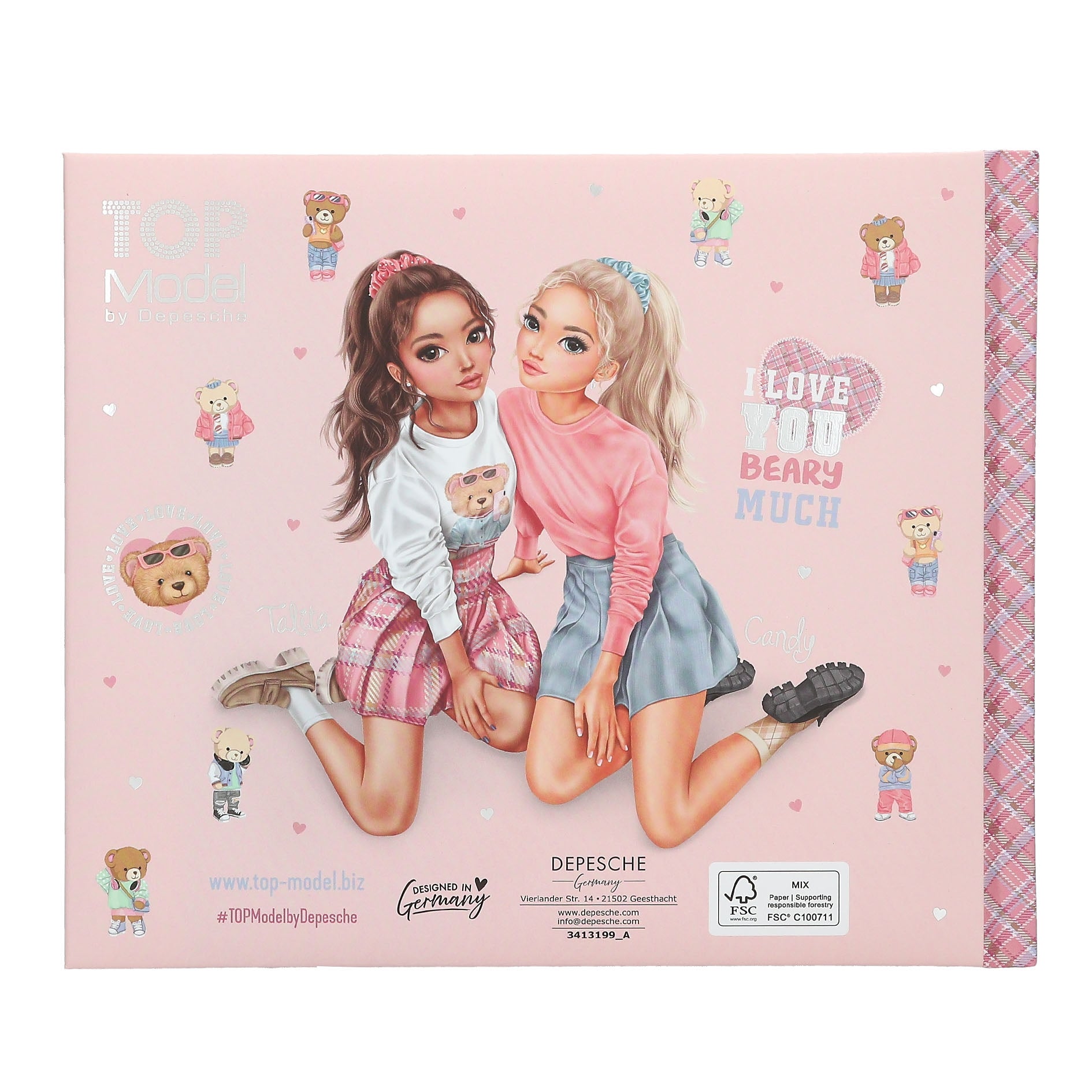TOPModel libro de amistad TEAM TEDDY