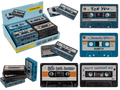 Cajitas metálicas retro con forma de casete musical en diferentes diseños; modelo aleatorio