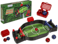Futbolín de mesa compacto de 27 cm con porterías y mecanismos de lanzamiento, en caja de regalo