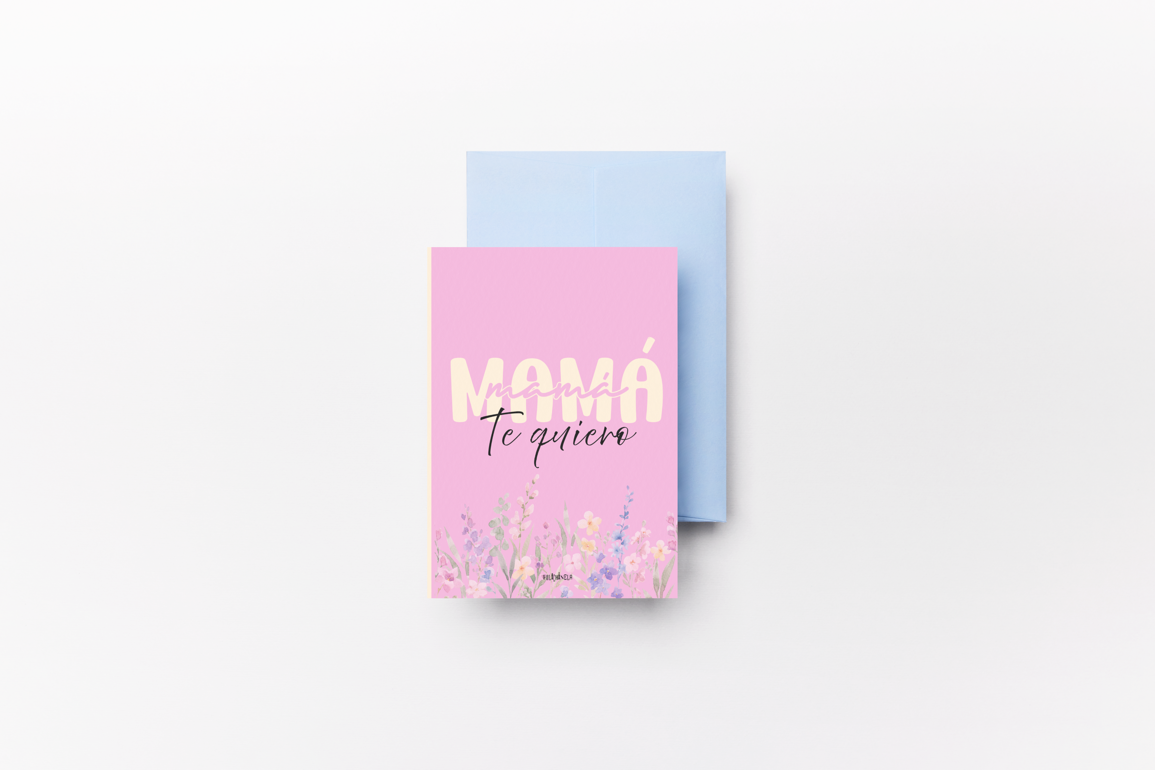 Tarjeta felicitación "Mamá te quiero"