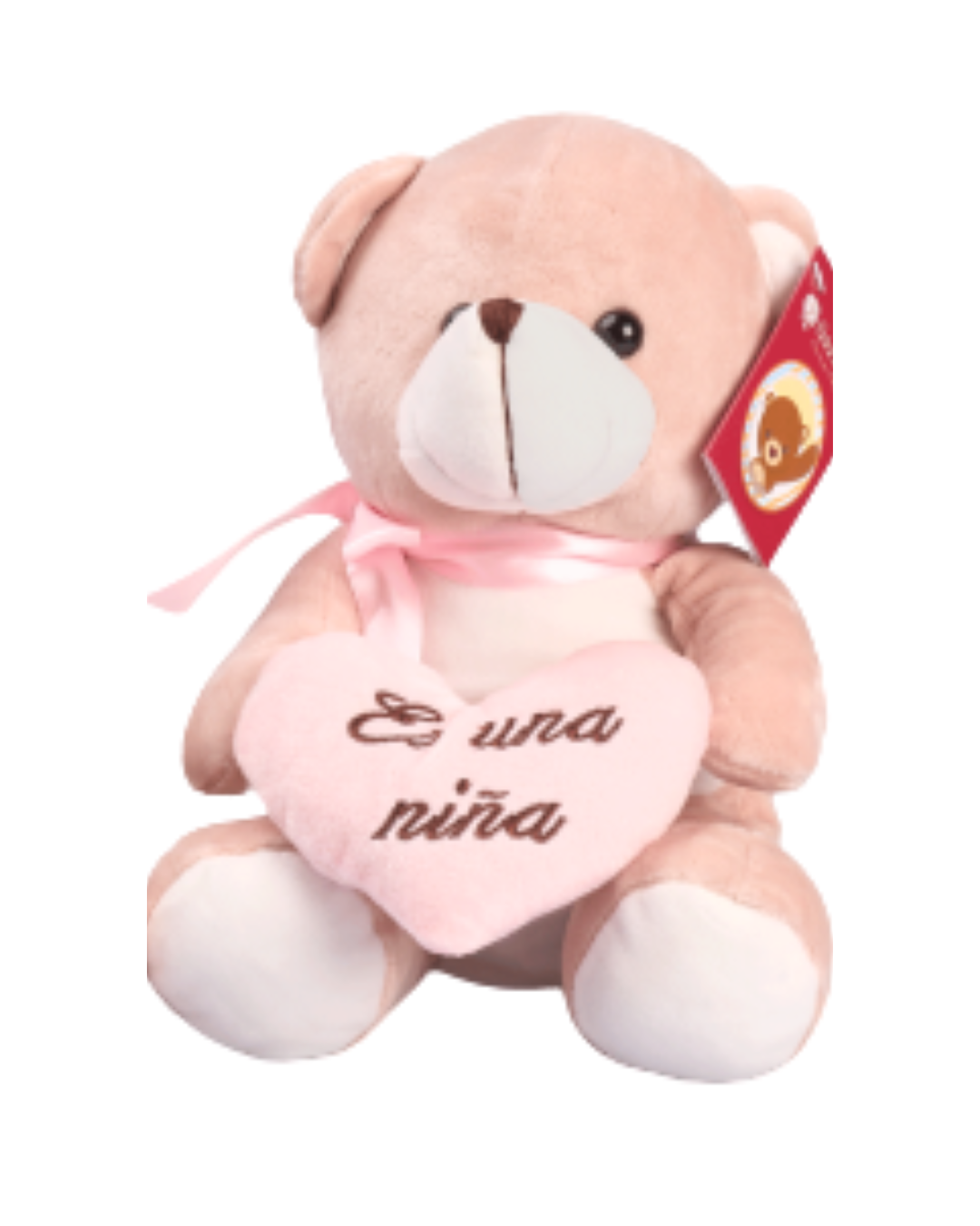 Peluche Oso Es una niña 20cm