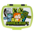 Fiambrera infantil Minecraft Pixel verde