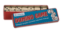 Dominó clásico de 28 fichas en caja metálica