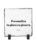 Placa de pizarra personalizada