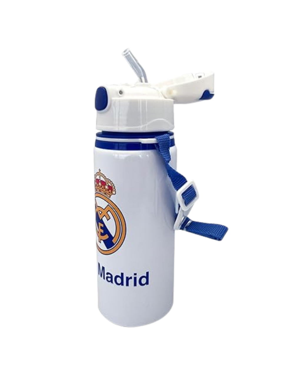 Cantimplora Aluminio Con Asa 600 Ml Real Madrid