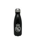 Botella Cantimplora Negra Acero Inoxidable Real Madrid 550ml