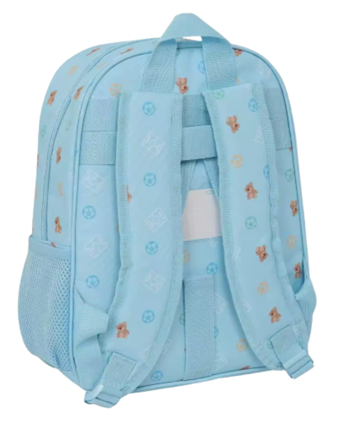 Mochila Infantil Real Madrid Oficial – Adaptable a Carro 34 cm Azúl
