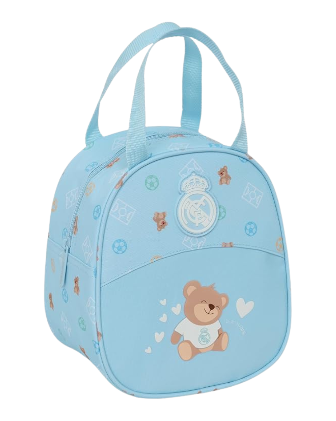 Neceser Termo Infantil Real Madrid Oficial – Porta Alimentos 22 cm Azúl