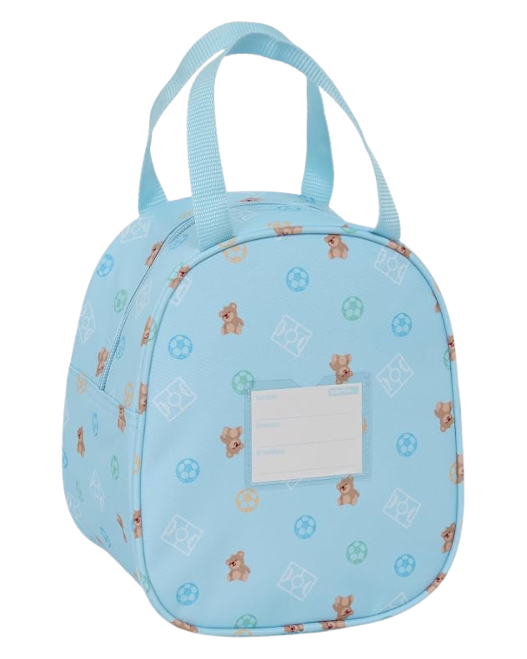 Neceser Termo Infantil Real Madrid Oficial – Porta Alimentos 22 cm Azúl