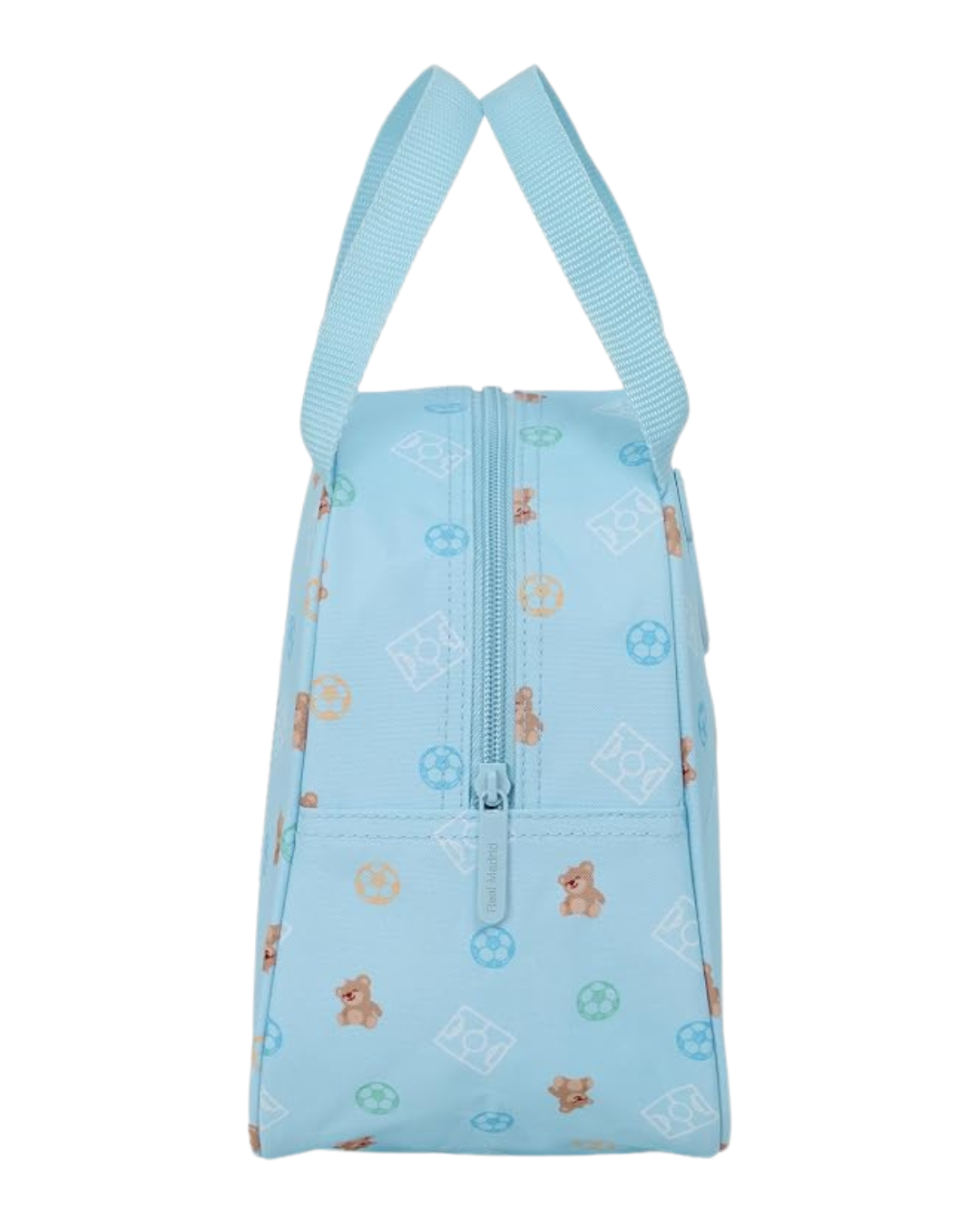 Neceser Termo Infantil Real Madrid Oficial – Porta Alimentos 22 cm Azúl