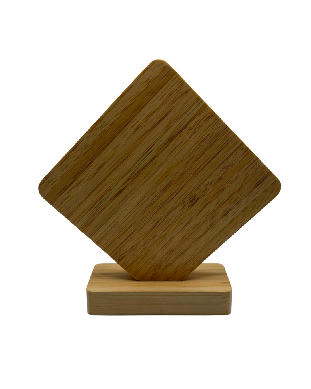 Placa personalizada de bambú