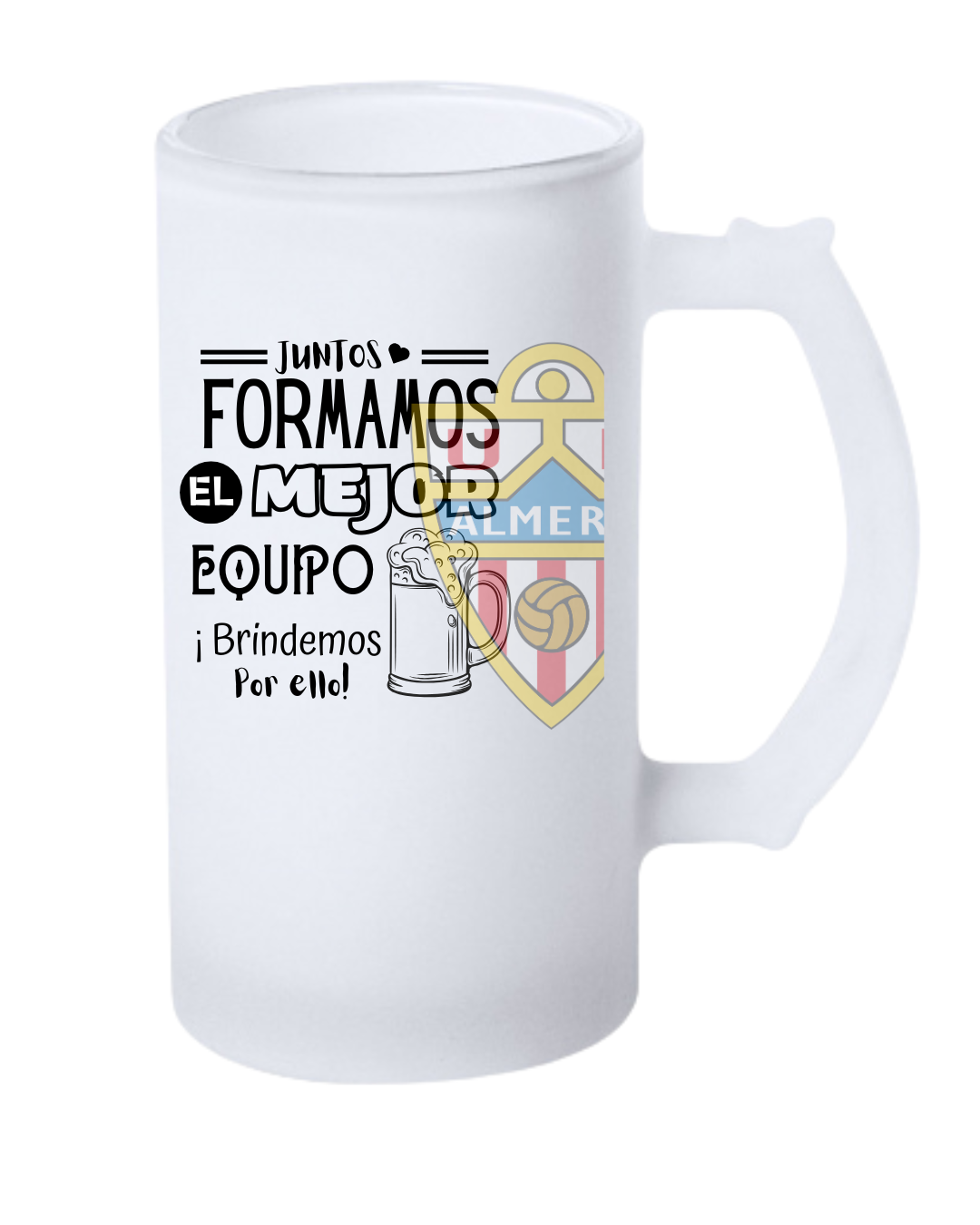 Jarra UD ALMERÍA "Juntos formamos el mejor equipo"