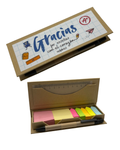 Set marcapáginas + Boli "Gracias por enseñar con el corazón"