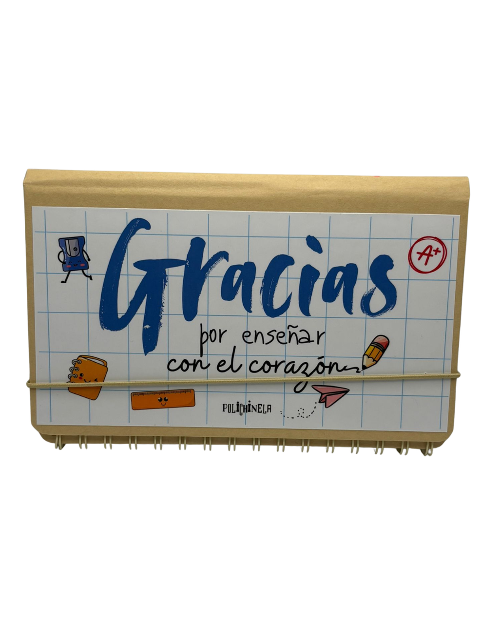 Planificador y libreta "Gracias por enseñar con el corazón"