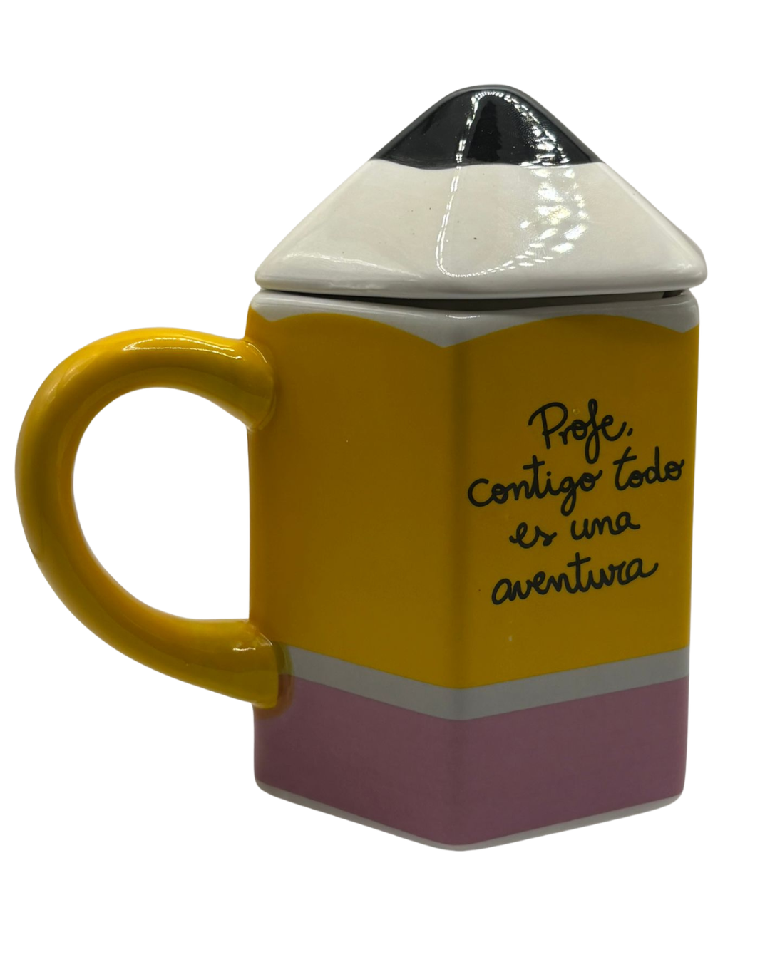 Taza "Profe, contigo todo es una aventura"