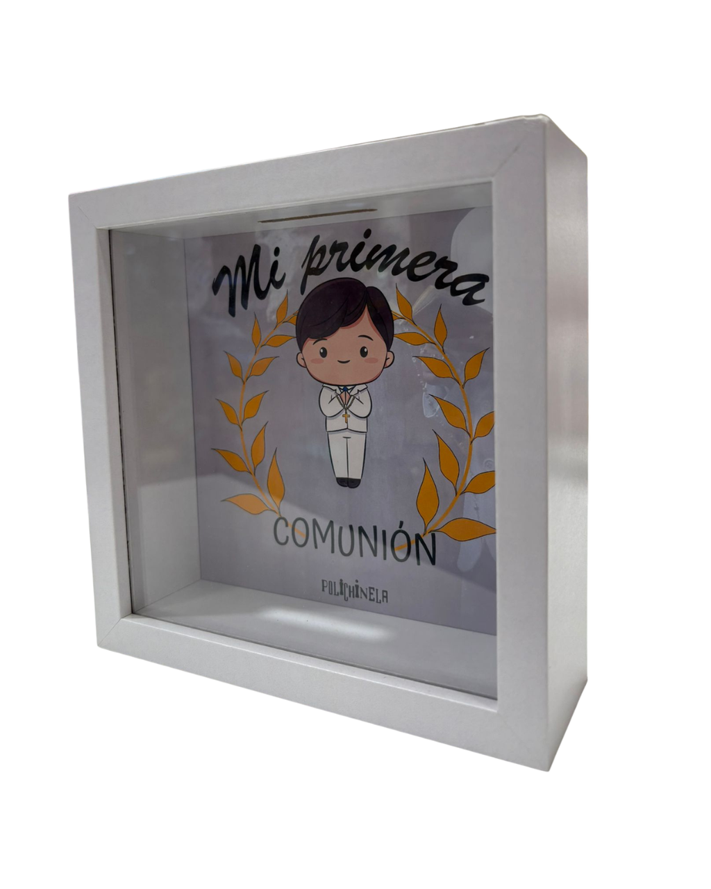 Hucha comunión niño