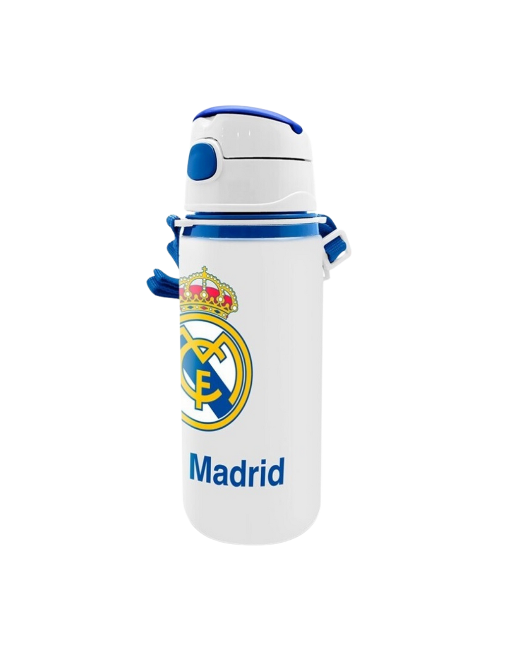 Cantimplora Aluminio Con Asa 600 Ml Real Madrid