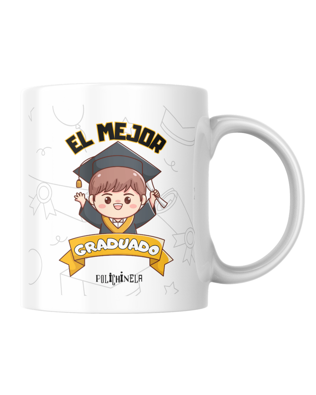 Taza "El mejor graduado"