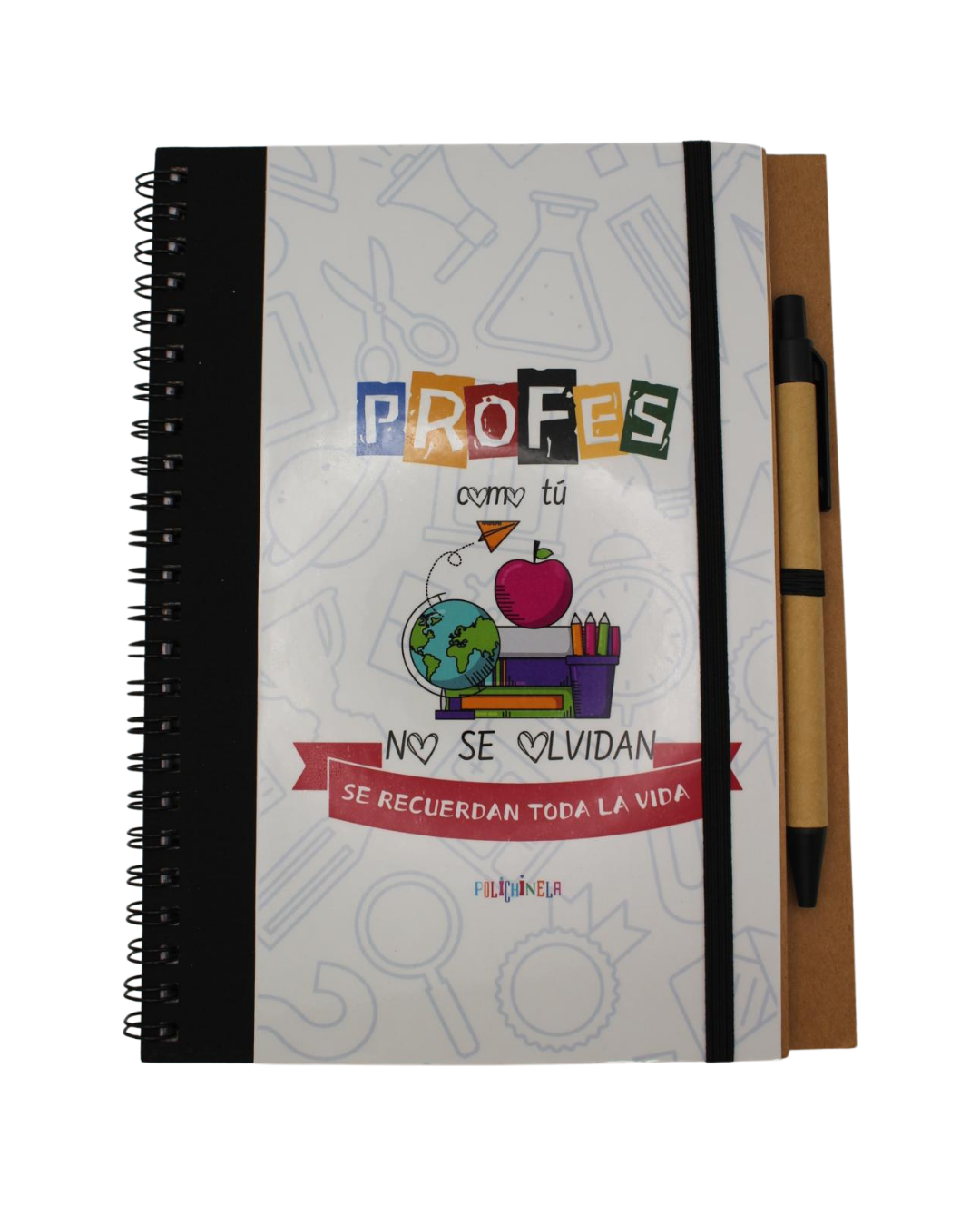 Libreta A5 + Boli "Profes como tú no se olvidan"