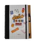 Libreta A5 + Boli "Seño que deja huella"
