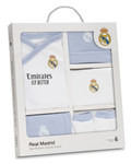 Set Regalo 5 Piezas REAL MADRID Algodón Estampado AZÚL