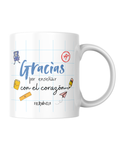 Taza "Gracias por enseñar con el corazón"