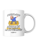 Taza "Jubilado, ahora si que empieza la diversión"