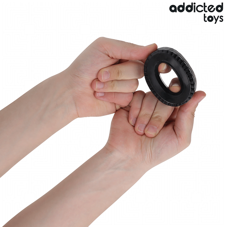 Addicted Toys anillo para el pene extra grueso negro - imagen 5
