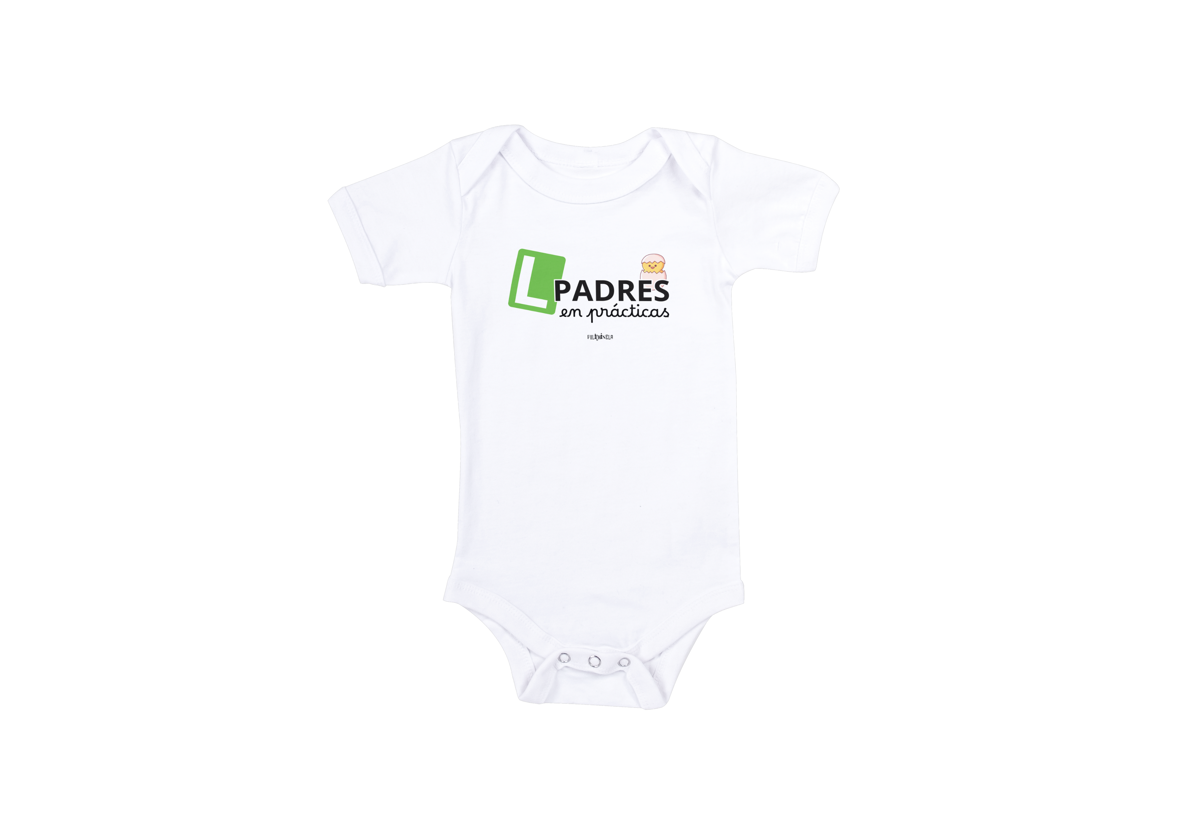 Kit Regalo "Padres en Prácticas" – Body para bebé + 2 Tazas