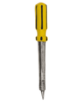 Bolígrafo de poliresina con forma de destornillador amarillo de 12 cm