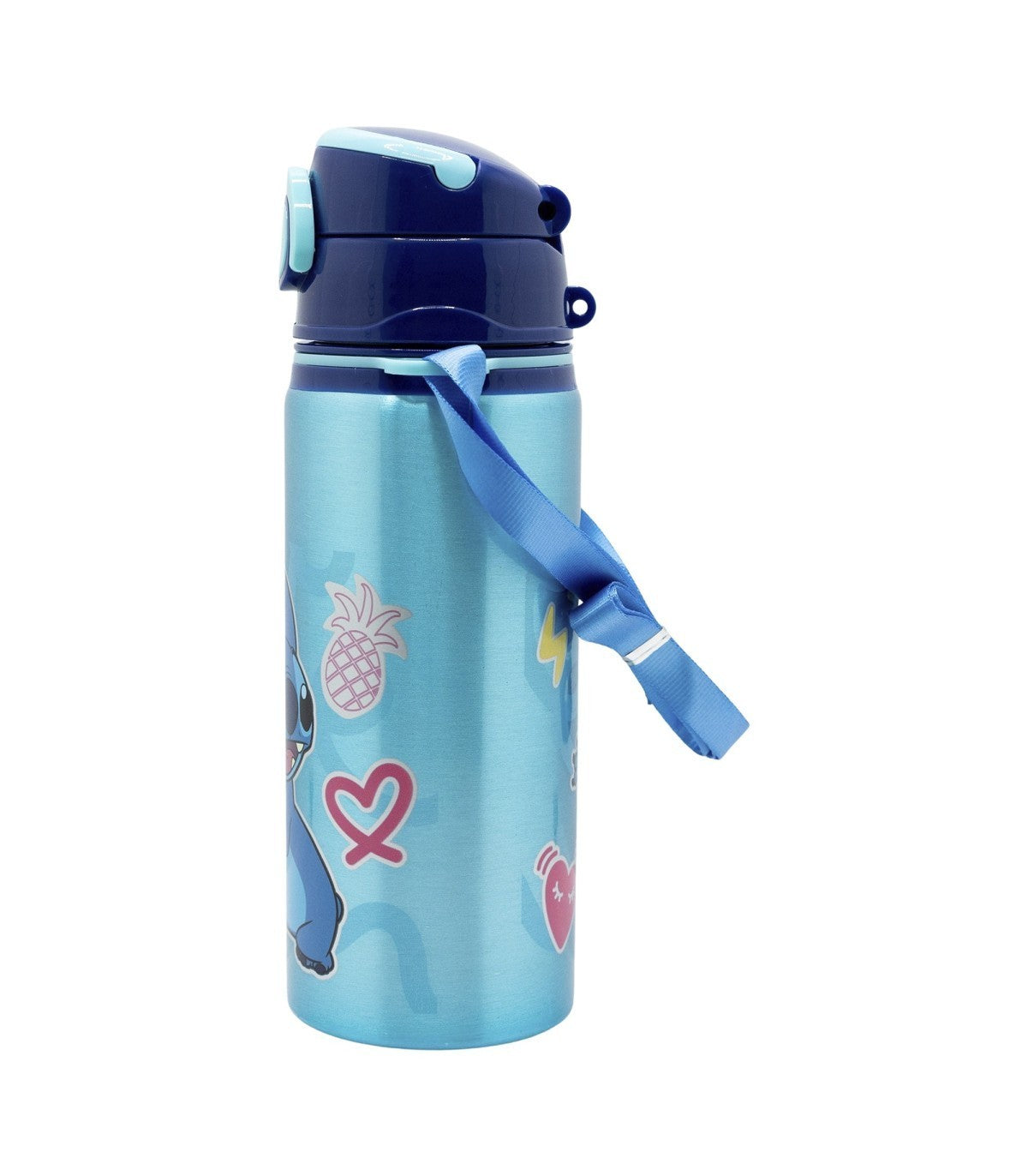 Botella infantil Stitch 730 ml de aluminio vista trasera