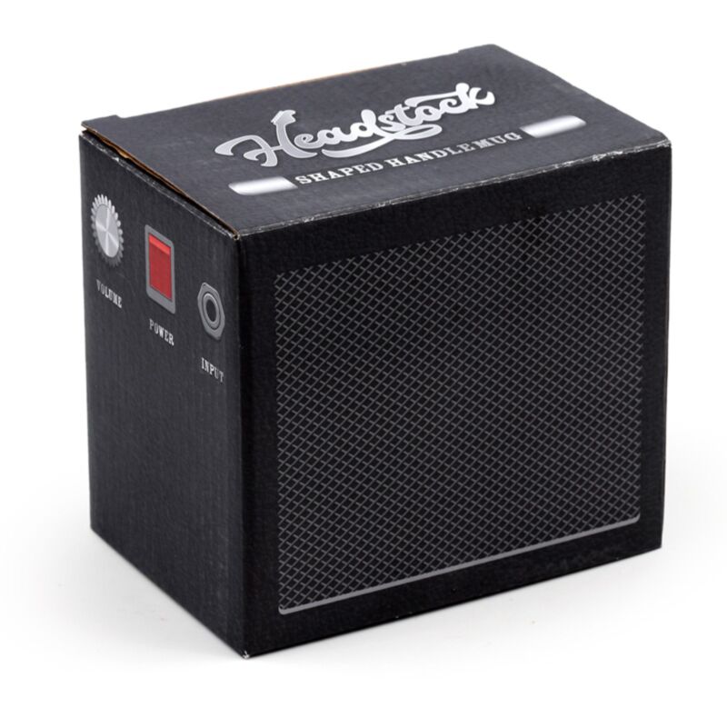 Caja negra con diseño de amplificador de la taza Headstock de guitarra