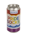 Calcetines arcoíris en lata metálica Pride Socks