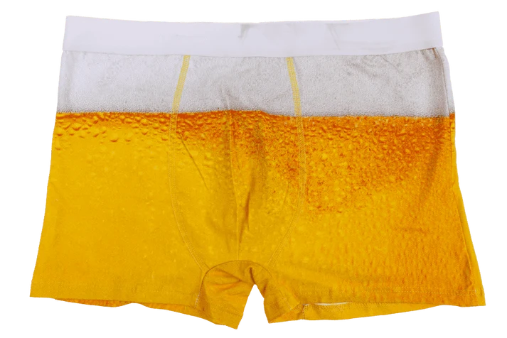 Calzoncillos de cerveza desplegados talla M L XL