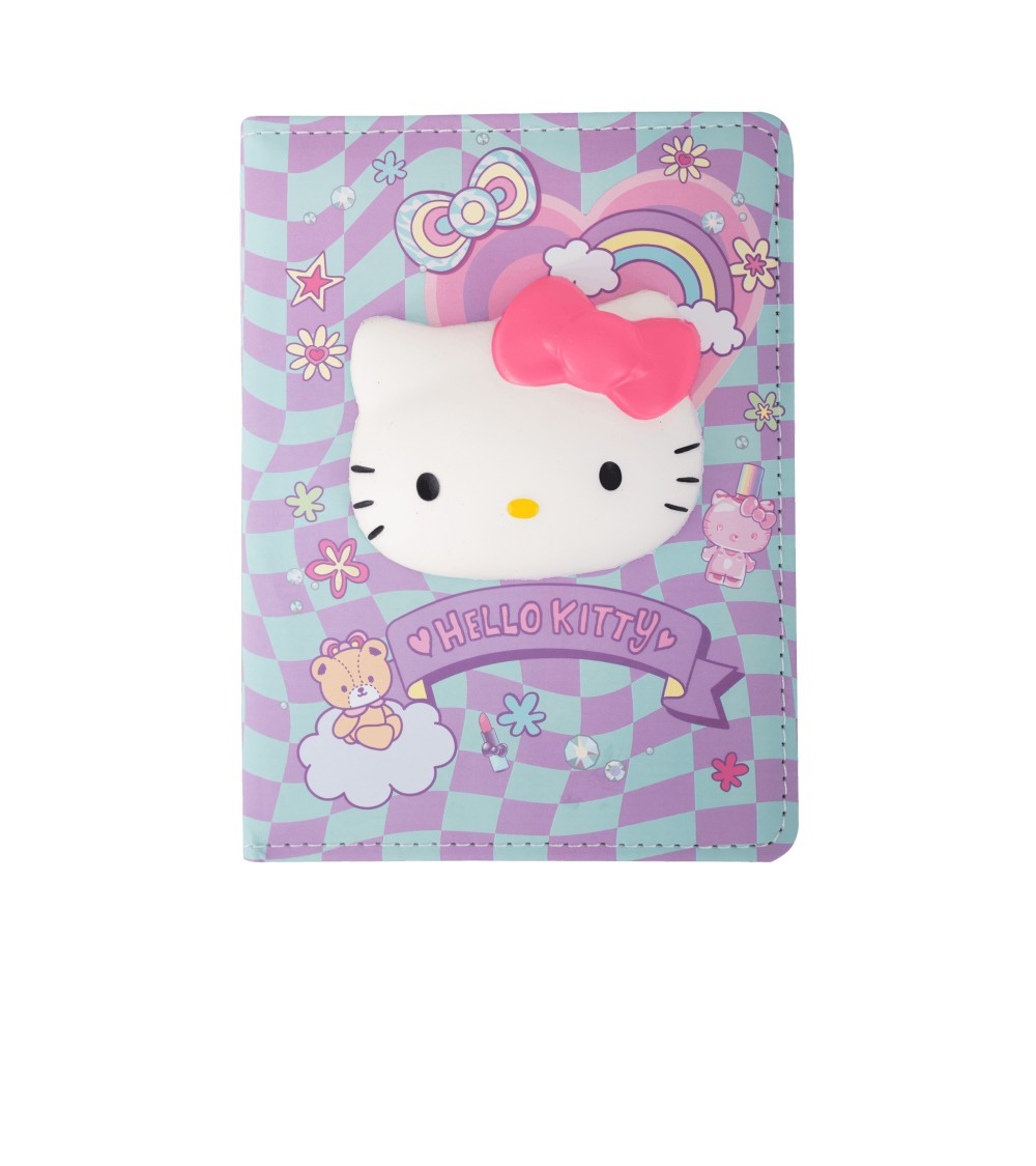 Cuaderno Escolar B6 squishy Hello Kitty - COLORFUL