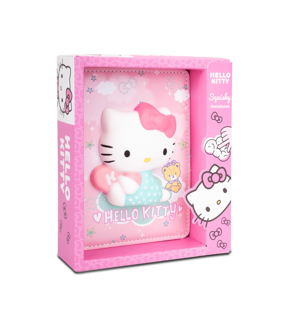 Cuaderno Escolar B6 squishy Hello Kitty - Pink