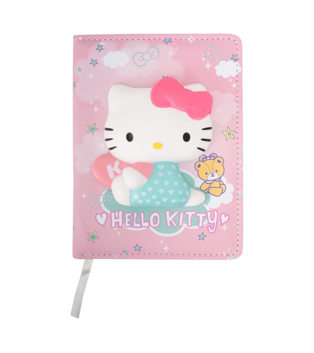 Cuaderno Escolar B6 squishy Hello Kitty - Pink
